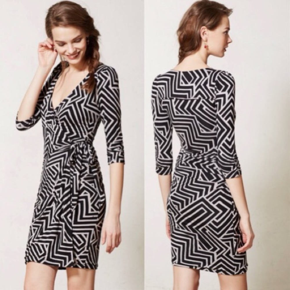 Anthropologie Vanessa Virginia XS wrap dress